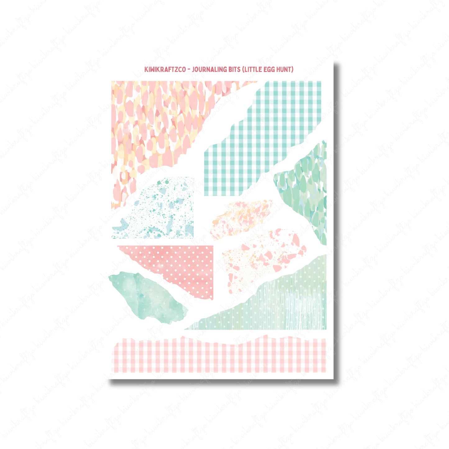 Little Egg Hunt Journaling Bits