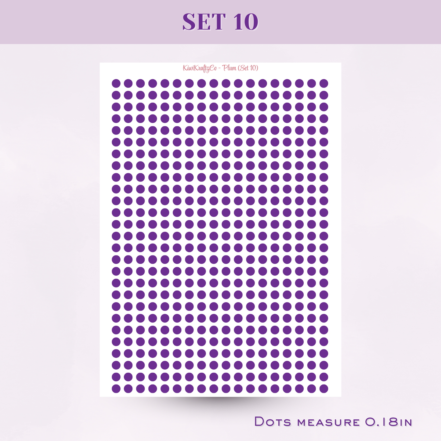 Jewel Tones Functional Shapes - Plum