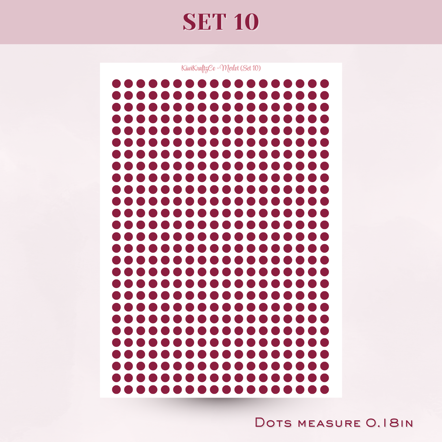 Jewel Tones Functional Shapes - Merlot