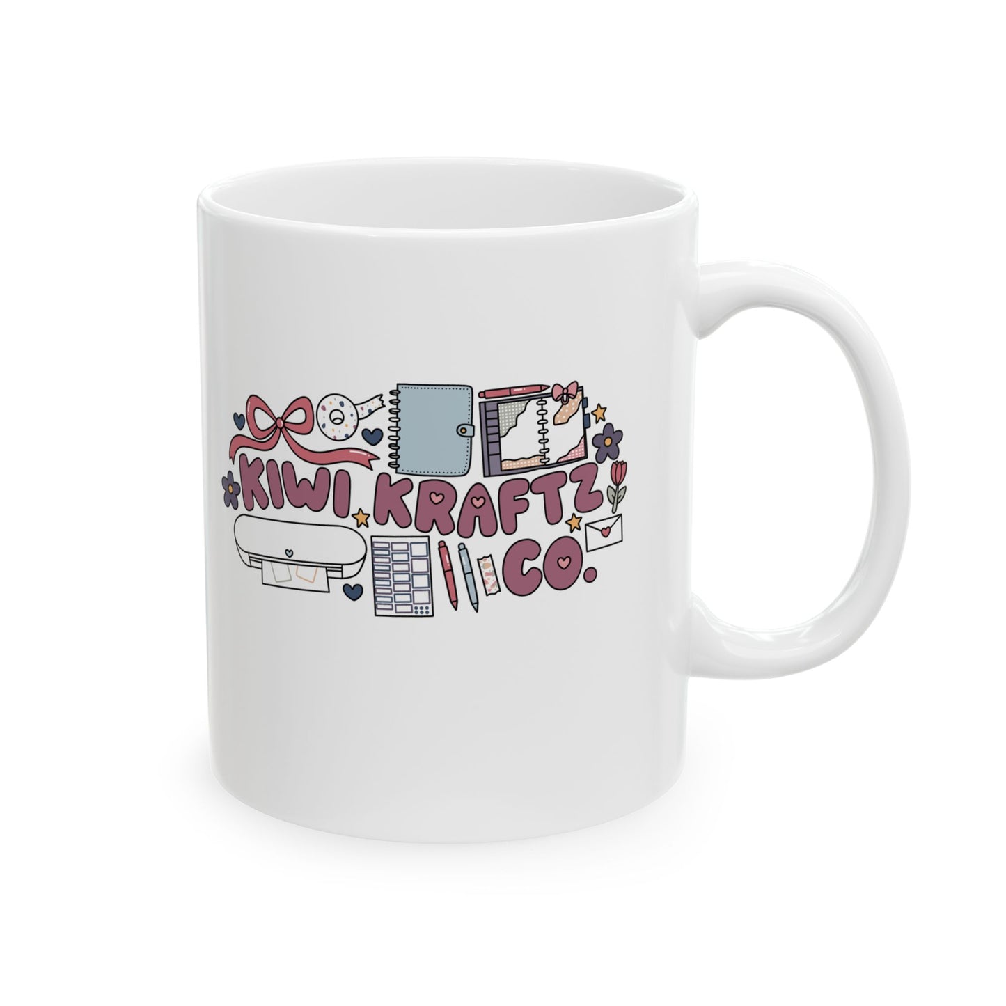KiwiKraftzCo Ceramic Mug, 11oz