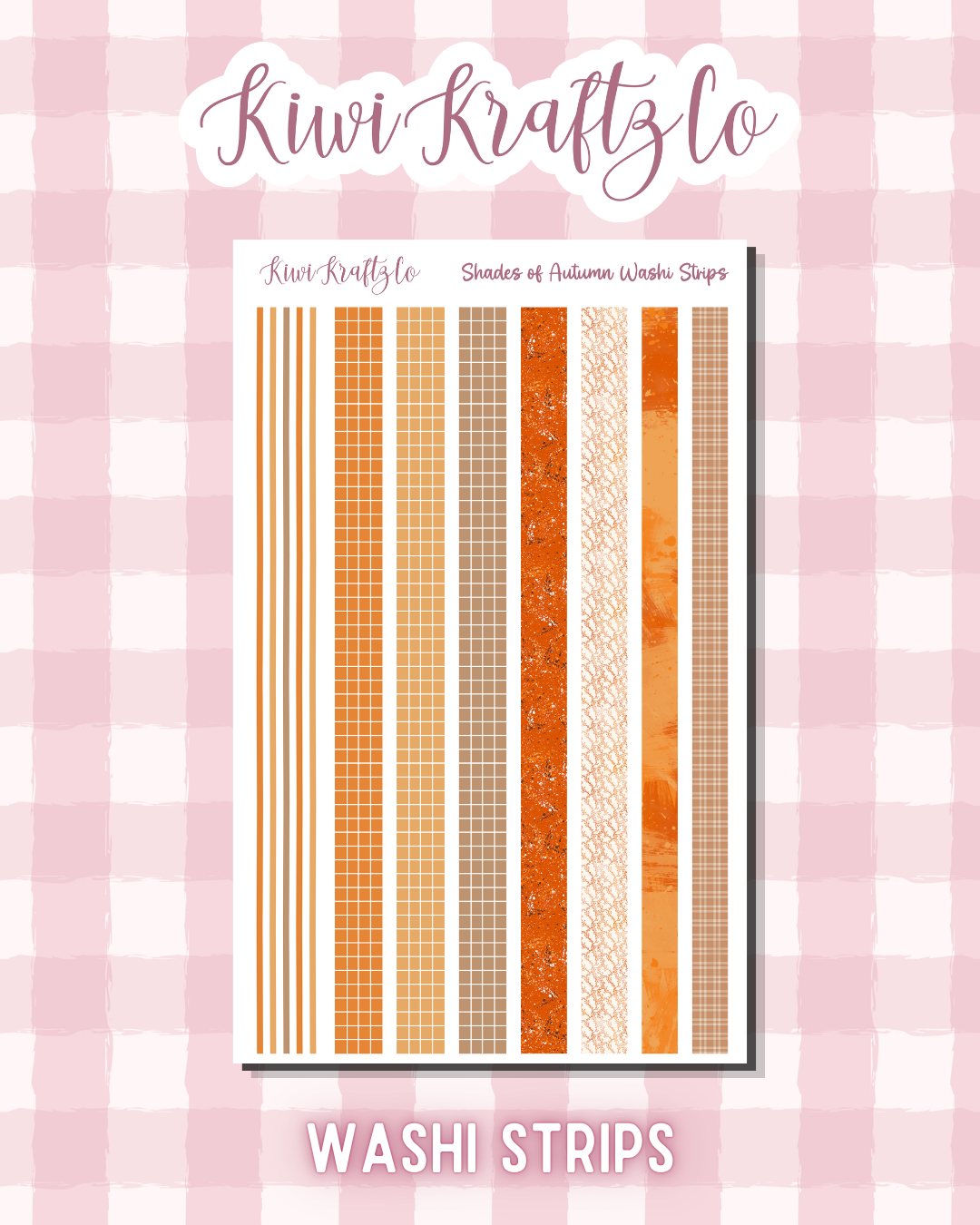 Shades of Autumn Bits & Washi