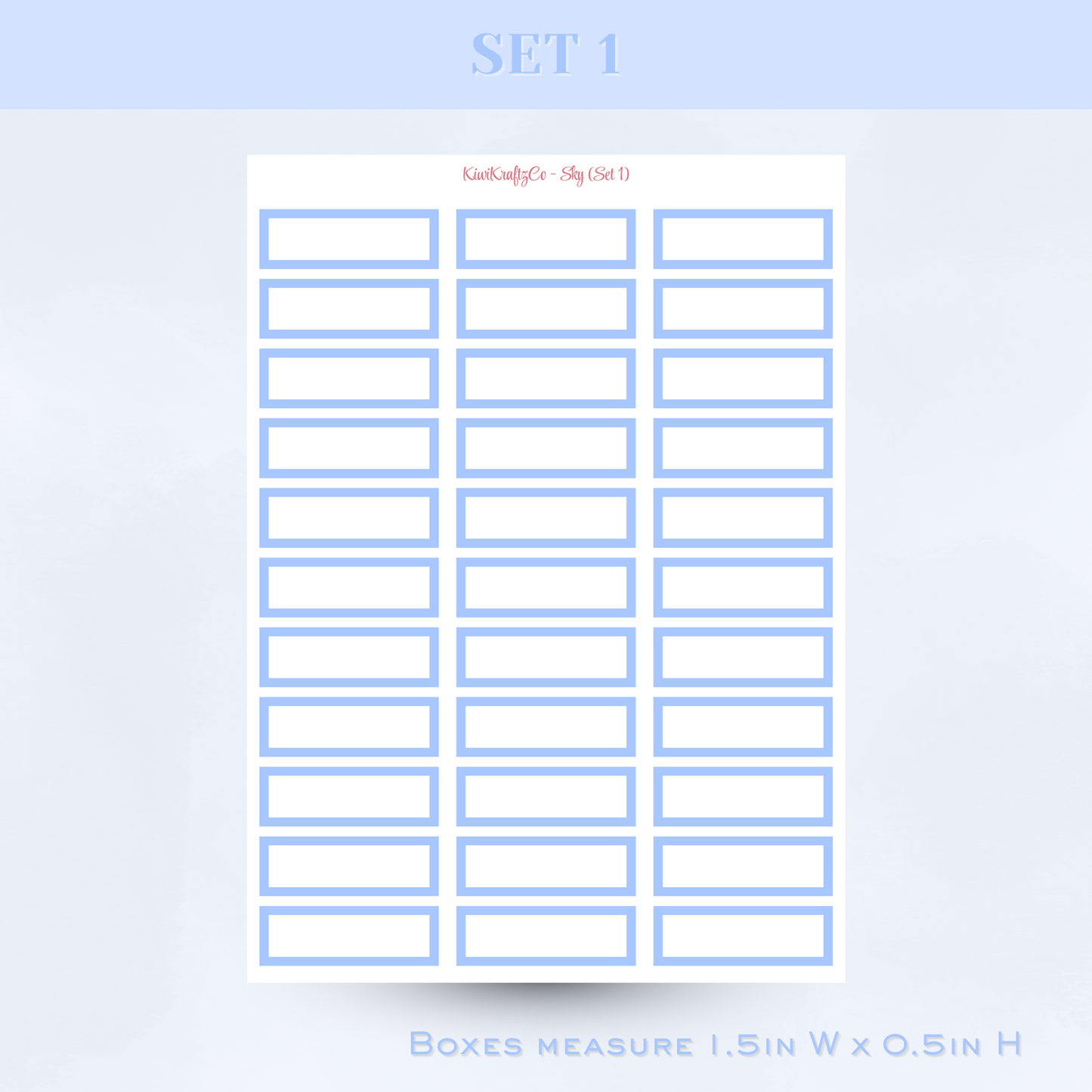 Pastel Functional Shapes - Sky