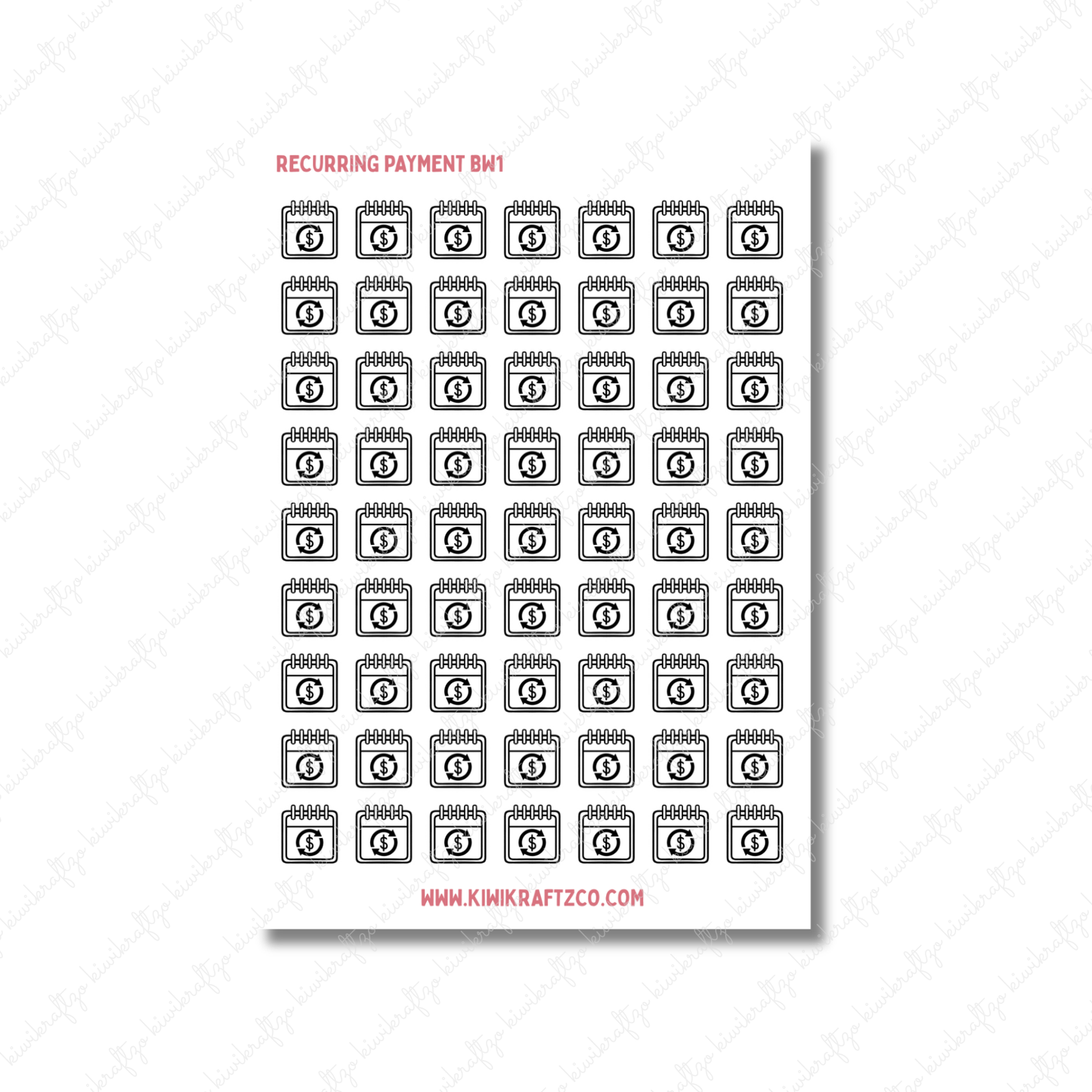 Recurring Payment Icons