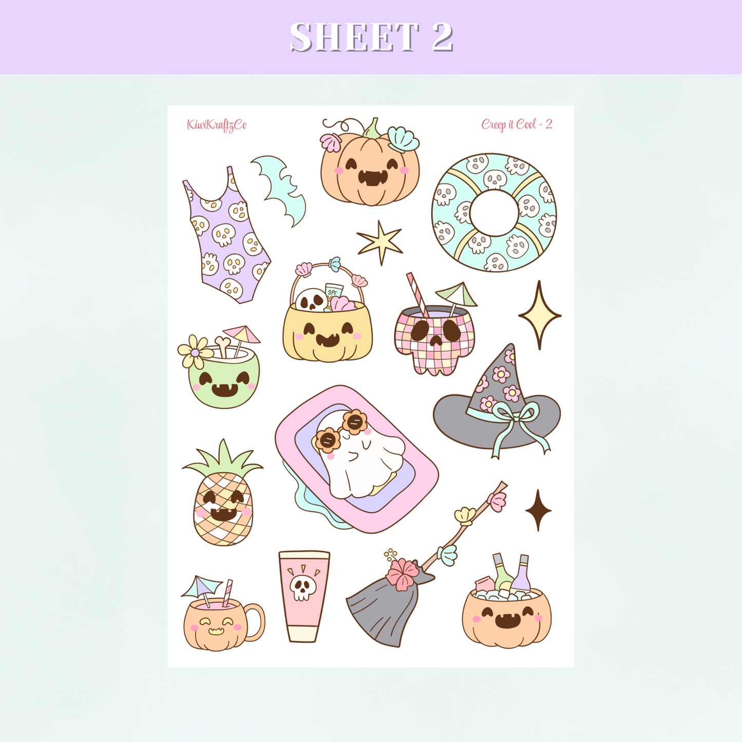 Creep it Cool PHYSICAL Sticker Kit