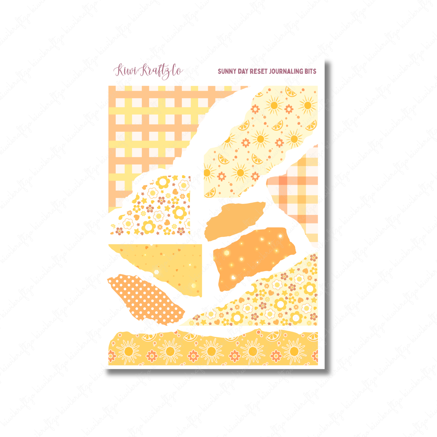 Sunny Day Reset Journaling Bits