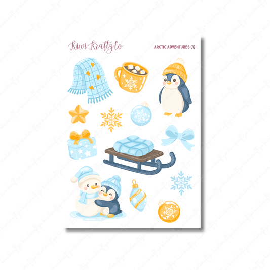 Artic Adventures PHYSICAL Sticker Kit - Petite Size