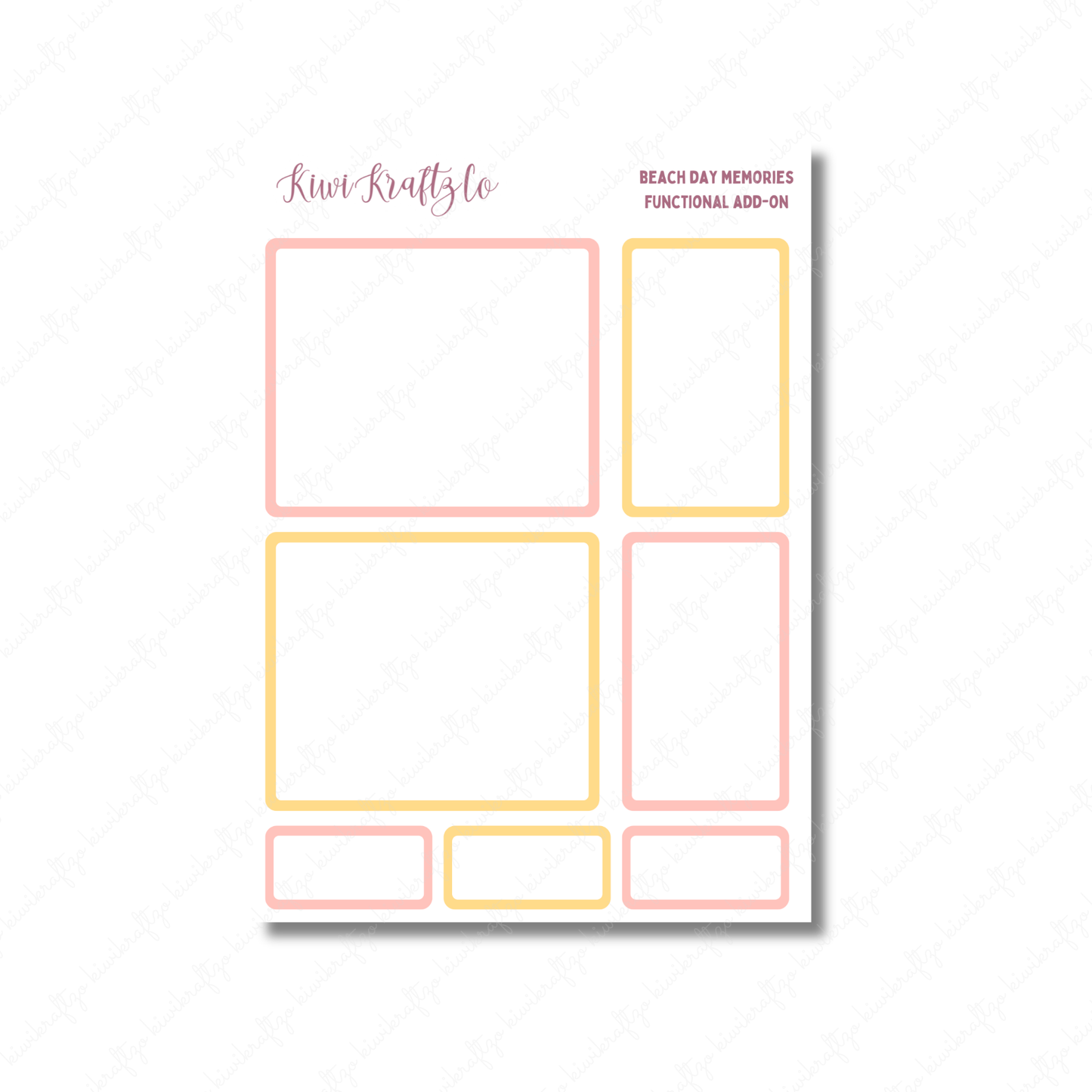 Beach Day Memories DIGITAL Bundle