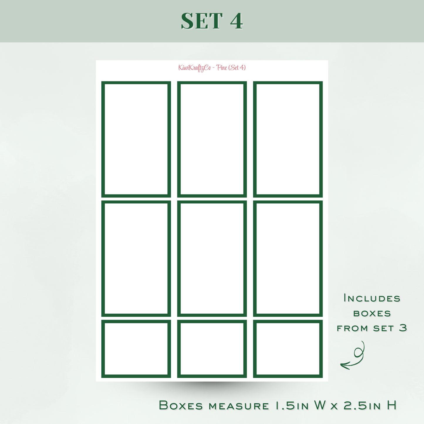Jewel Tones Functional Shapes - Pine