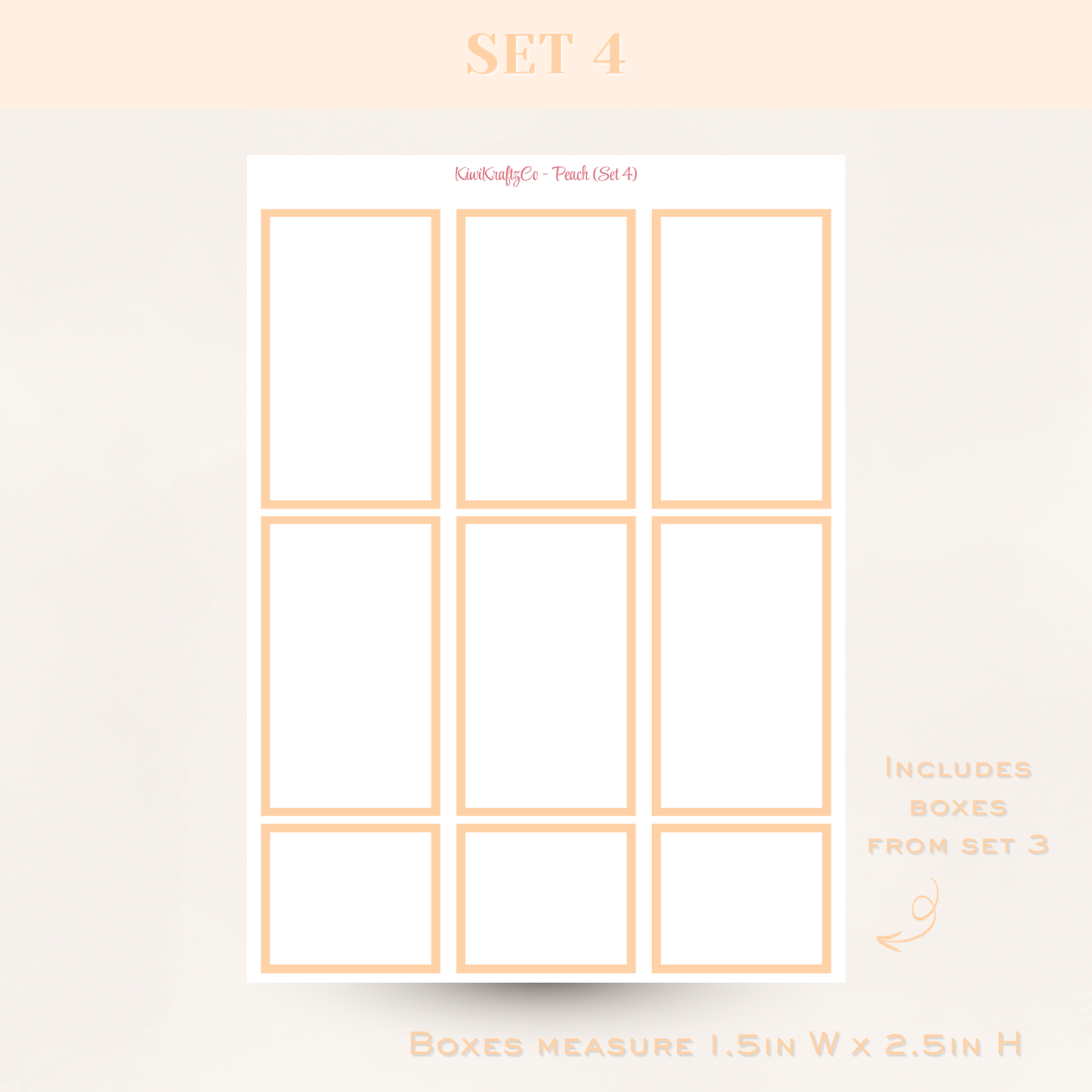 Pastel Functional Shapes - Peach
