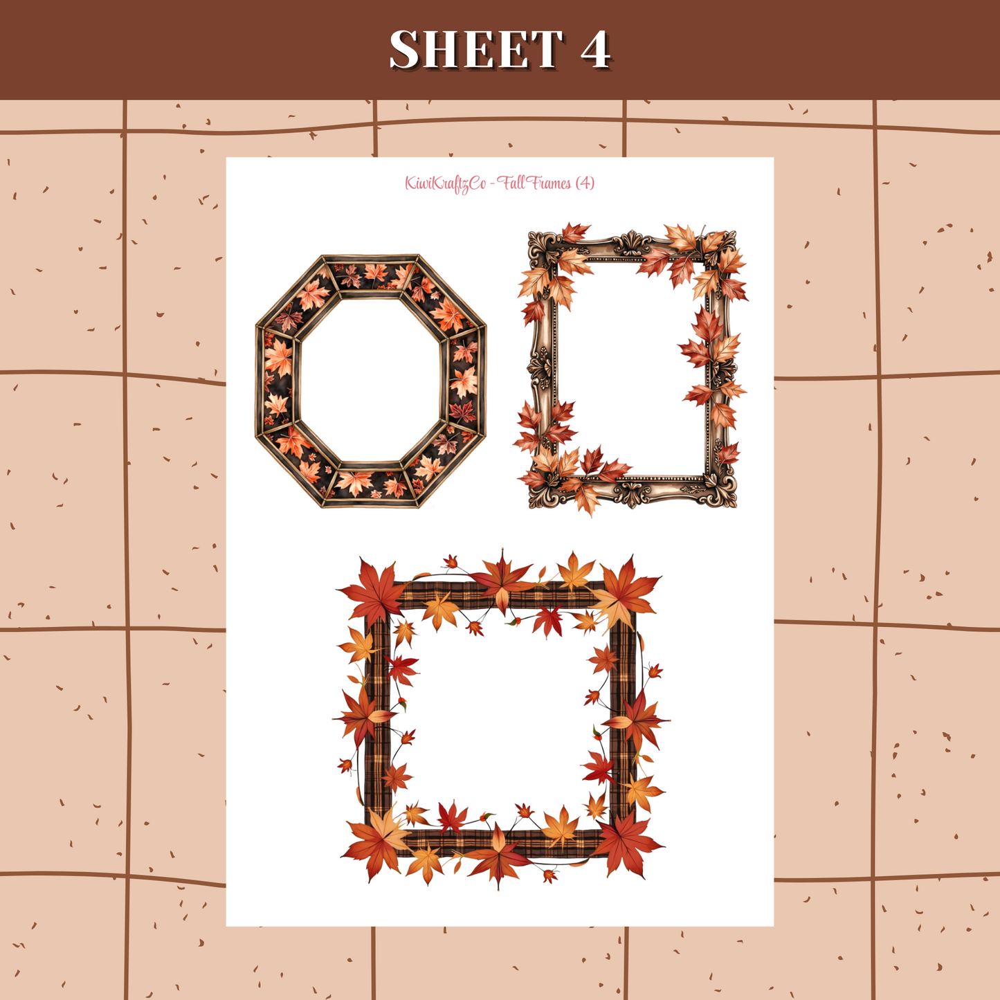 Fall Frames DIGITAL Bundle