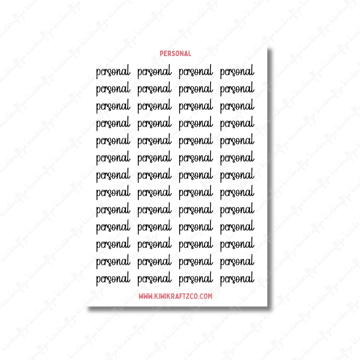 Personal Stickers