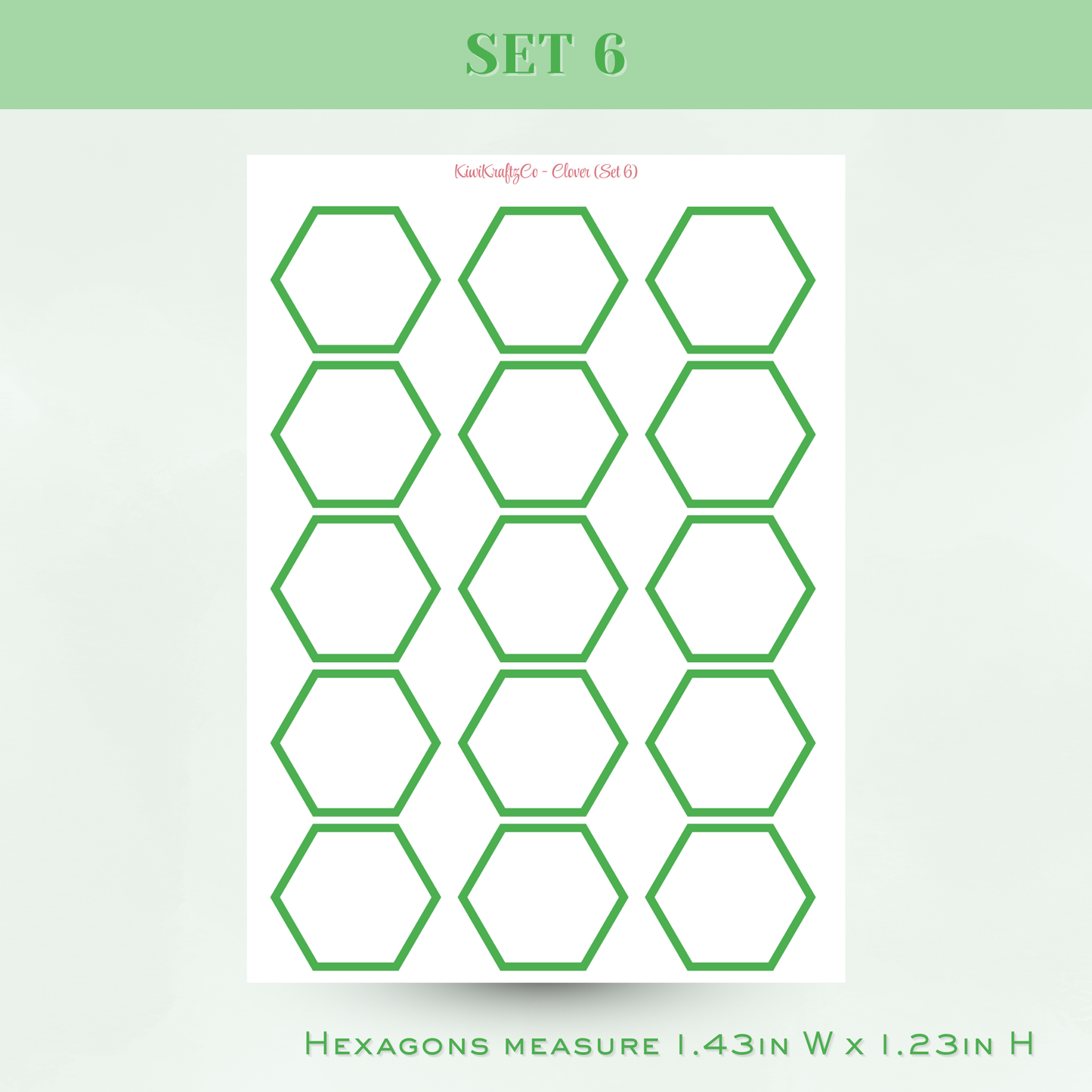 Classic Rainbow Functional Shapes - Clover