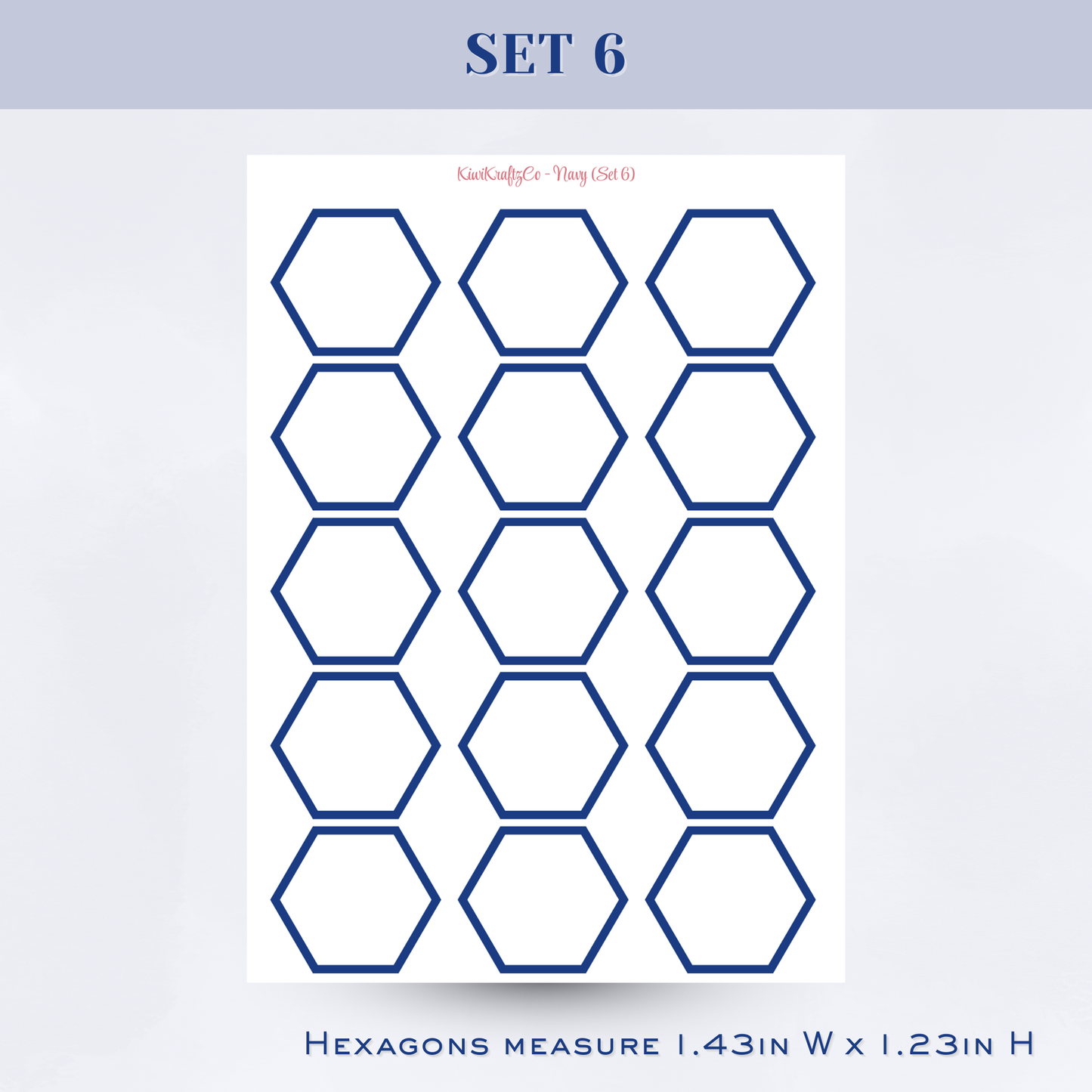 Jewel Tones Functional Shapes - Navy