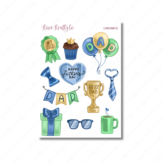I Love Dad DIGITAL Bundle