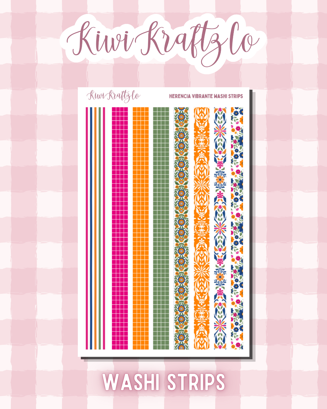 Herencia Vibrante Bits & Washi