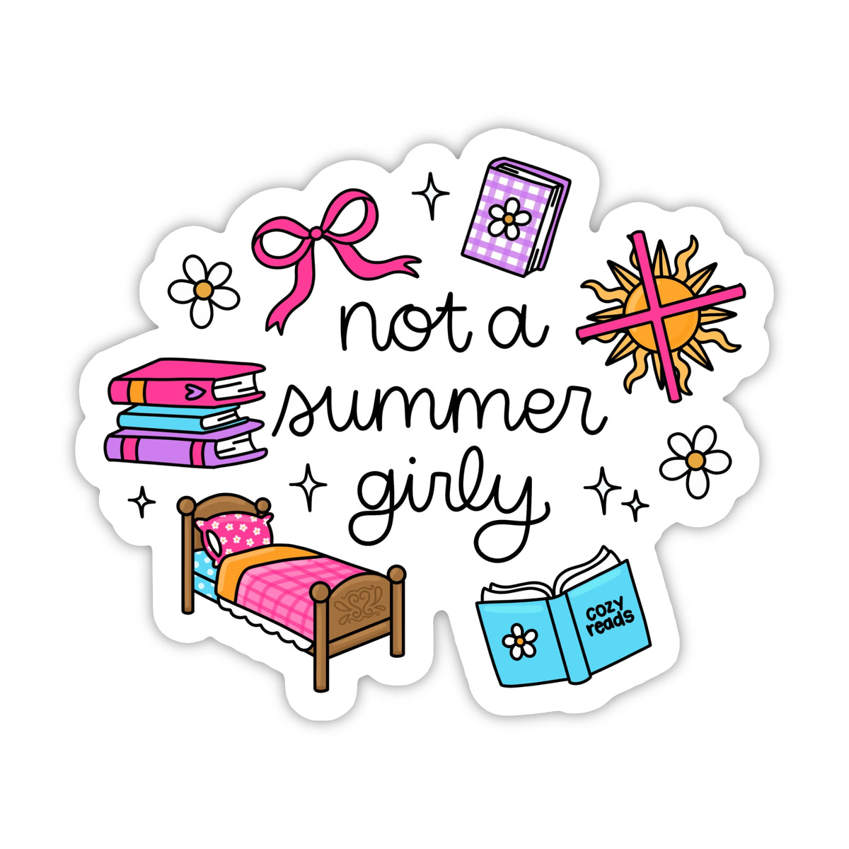 Die Cut Sticker - Not a Summer Girly