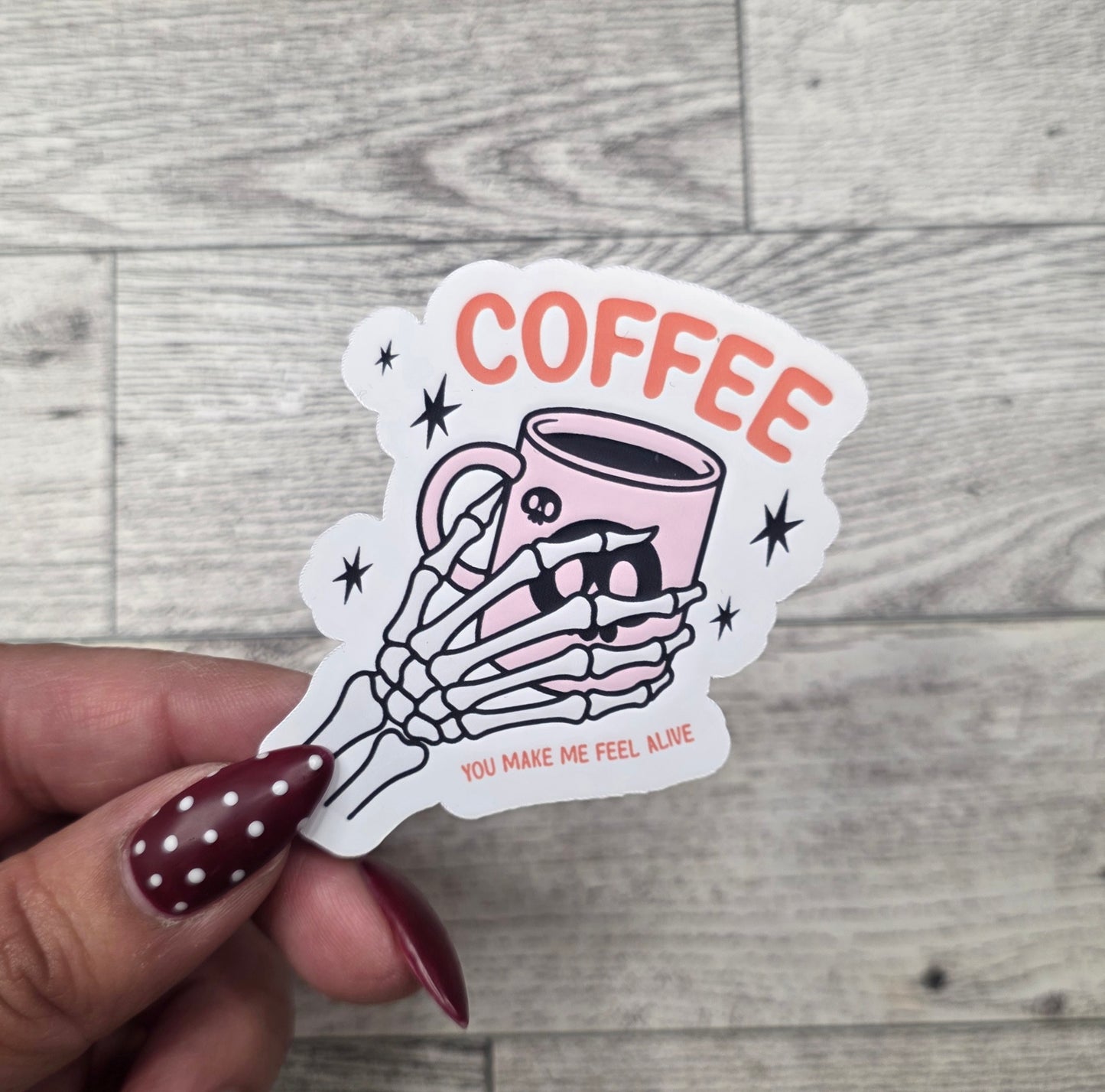 Die Cut Sticker - Dead Tired