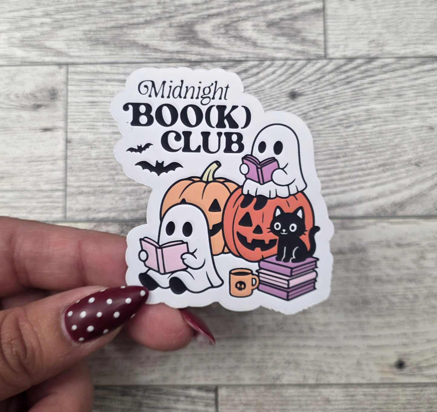 Die Cut Sticker - Spooky Reader