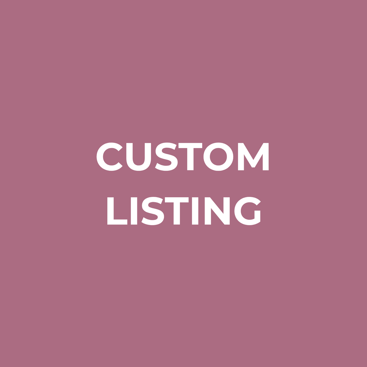 Custom for Jaz