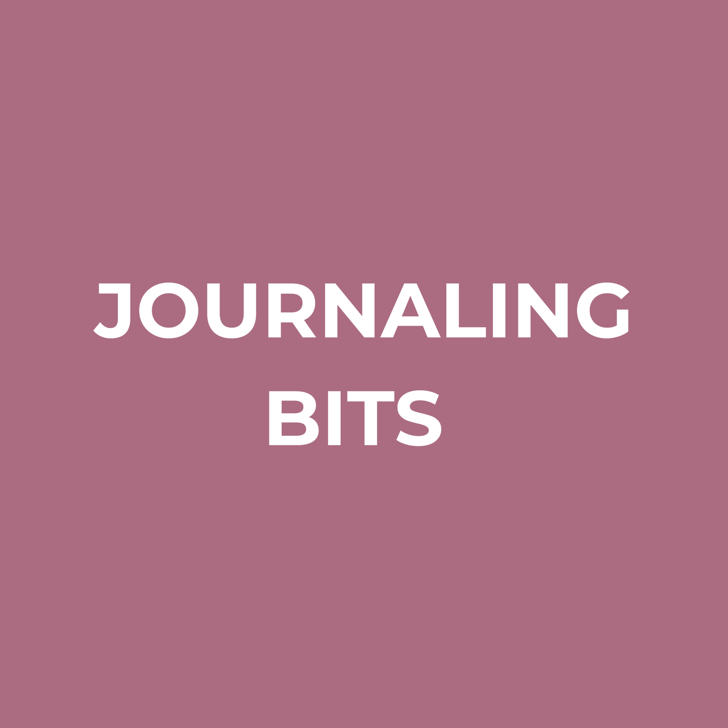 Journaling Bits