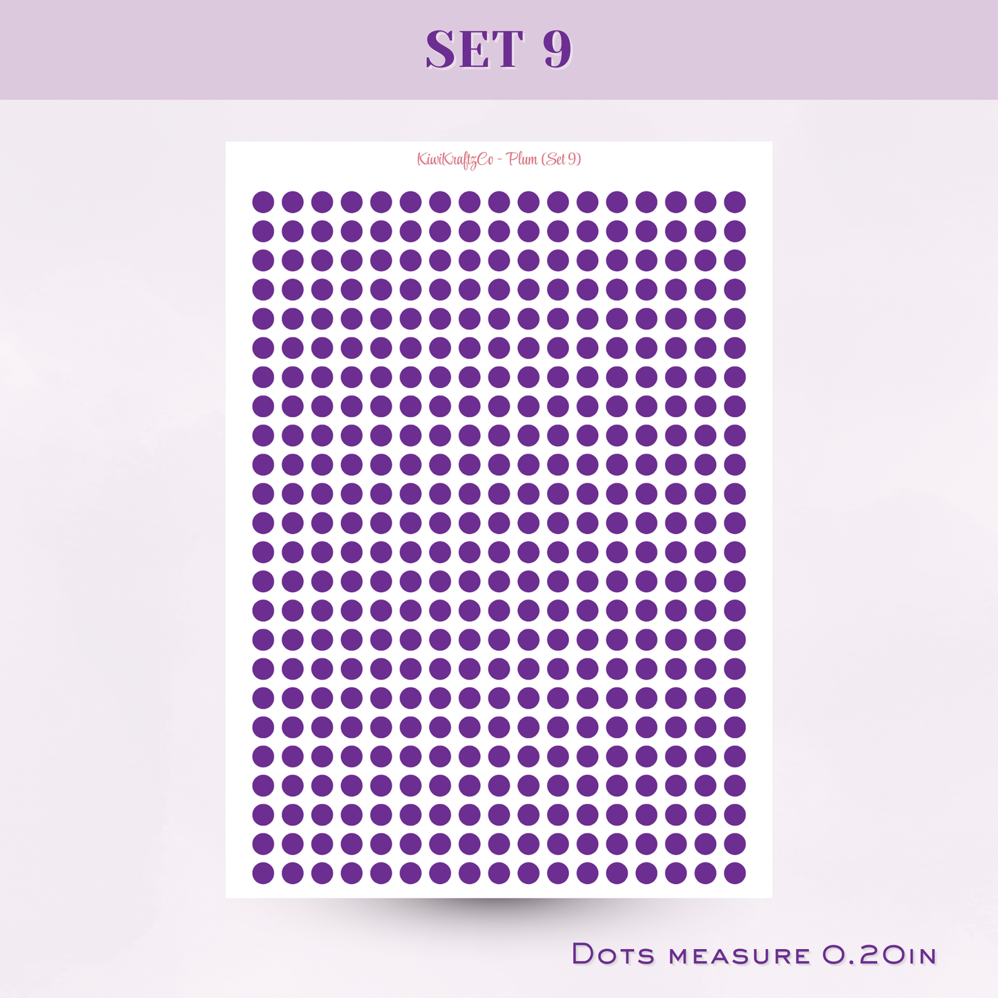 Jewel Tones Functional Shapes - Plum