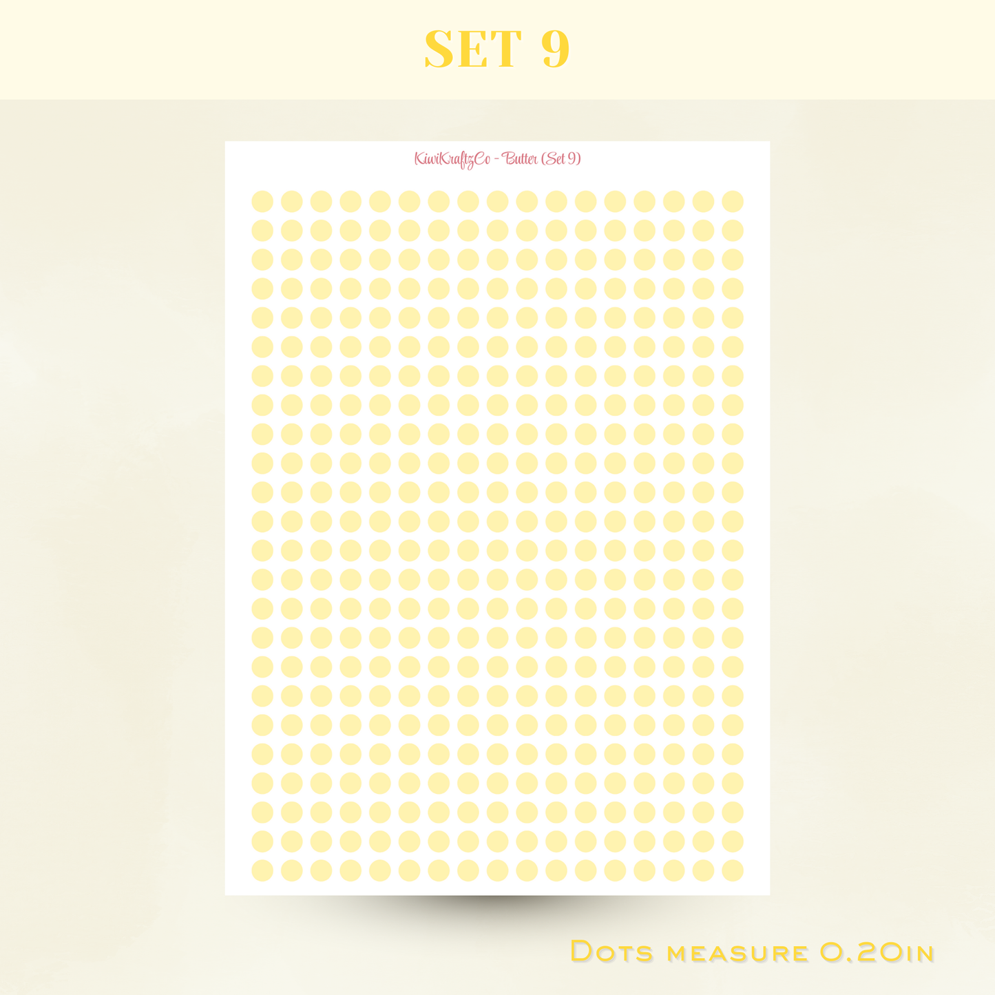 Pastel Functional Shapes - Butter