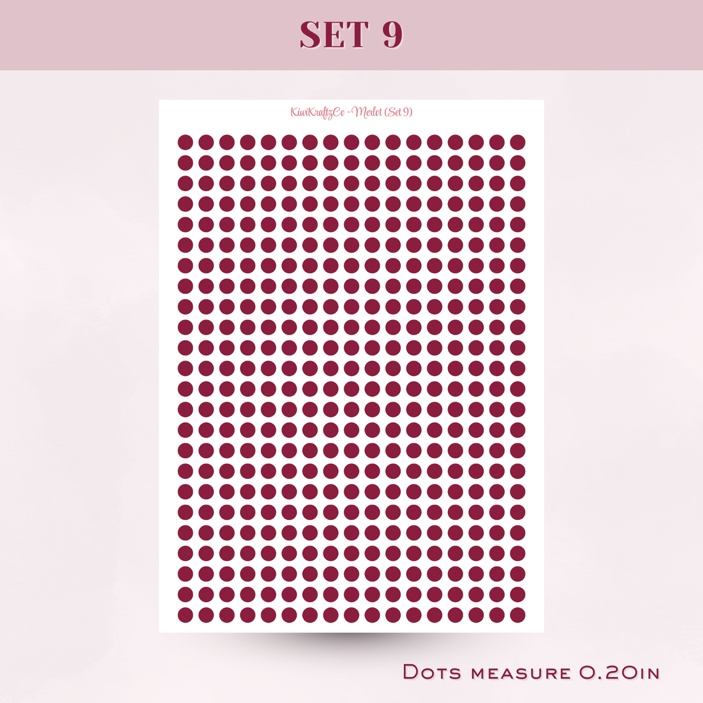 Jewel Tones Functional Shapes - Merlot