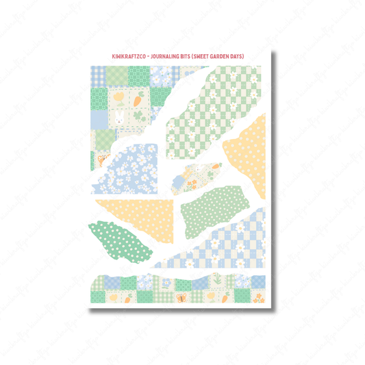 Sweet Garden Days Journaling Bits