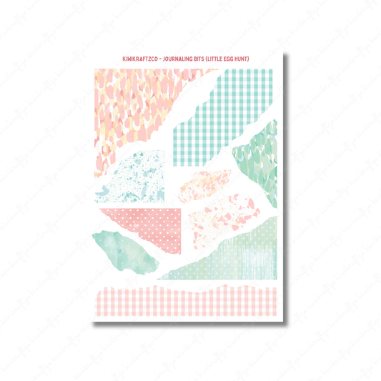 Little Egg Hunt Journaling Bits