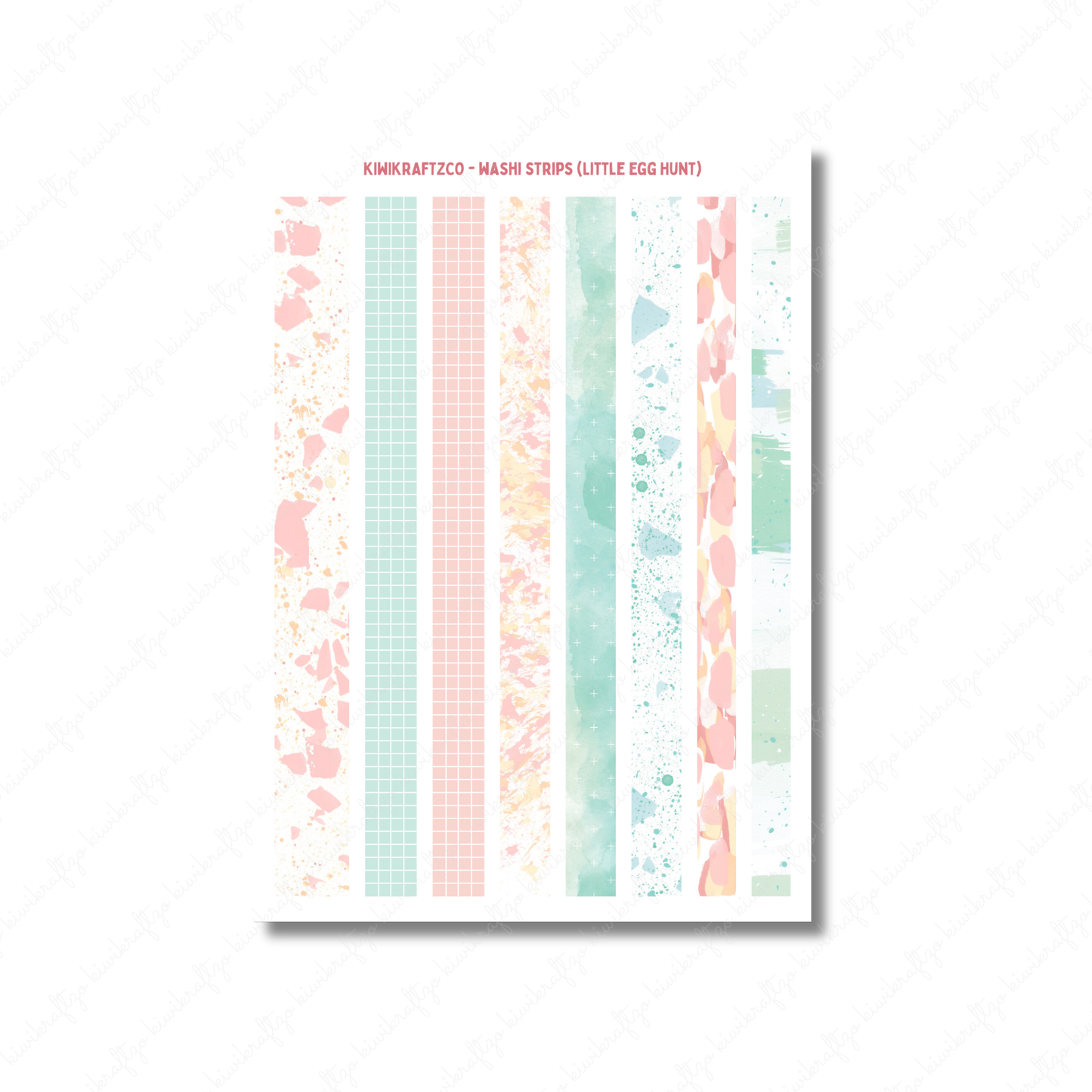 Little Egg Hunt Washi Strips
