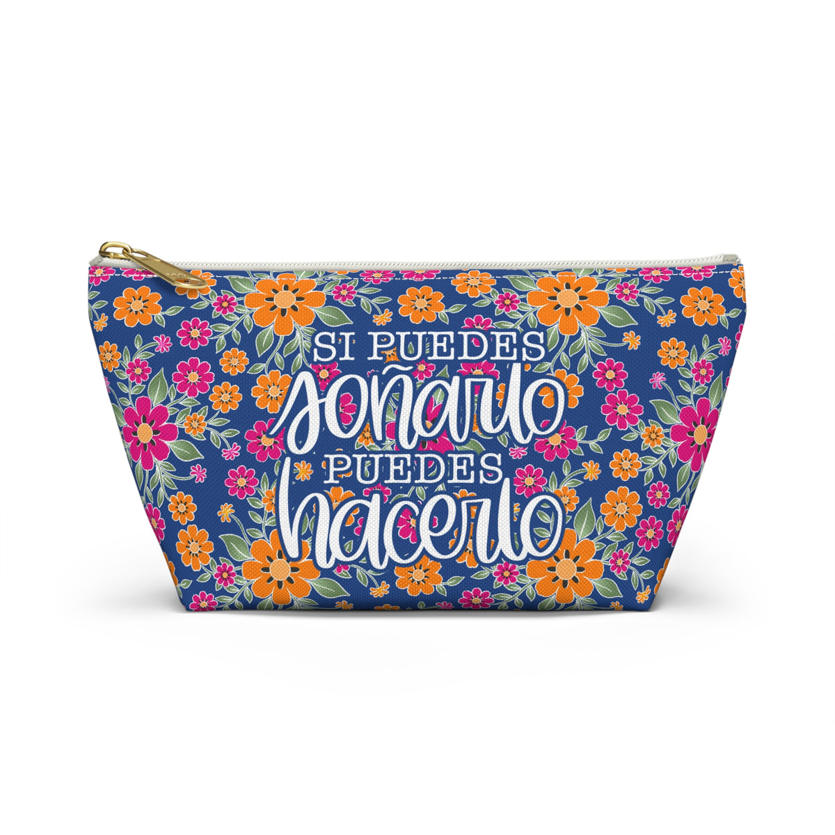 Hispanic Heritage Month - Si Puedes Quote Accessory Pouch w/T-bottom