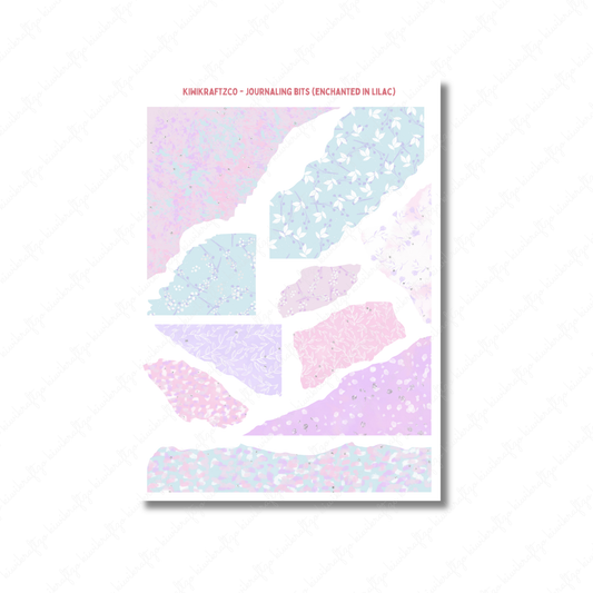 Enchanted in Lilac Journaling Bits