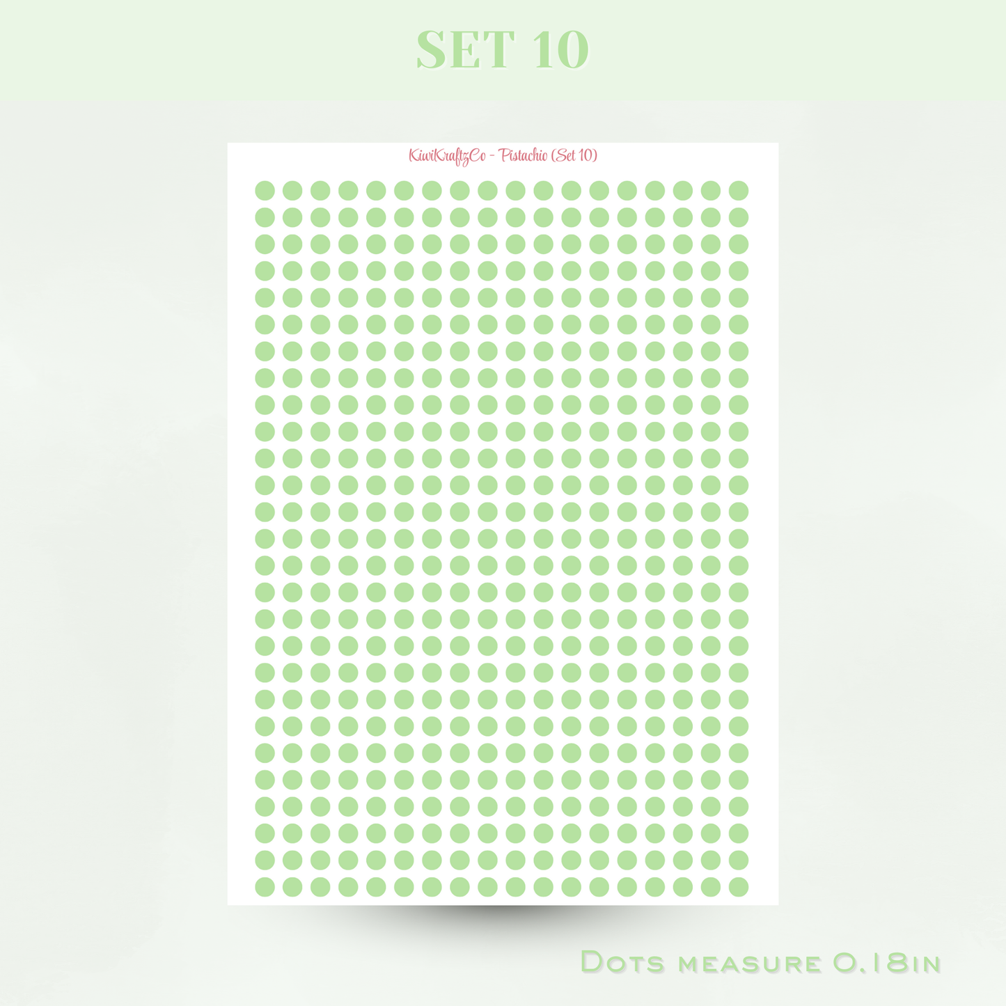 Pastel Functional Shapes - Pistachio