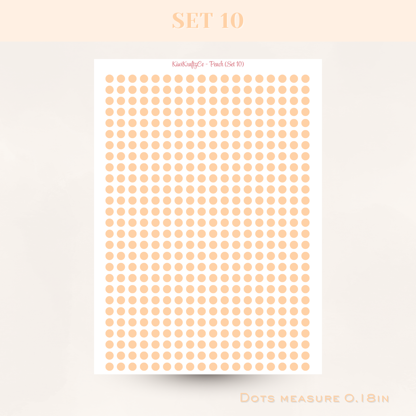 Pastel Functional Shapes - Peach