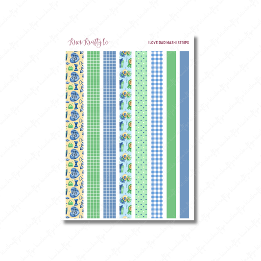 I Love Dad Washi Strips
