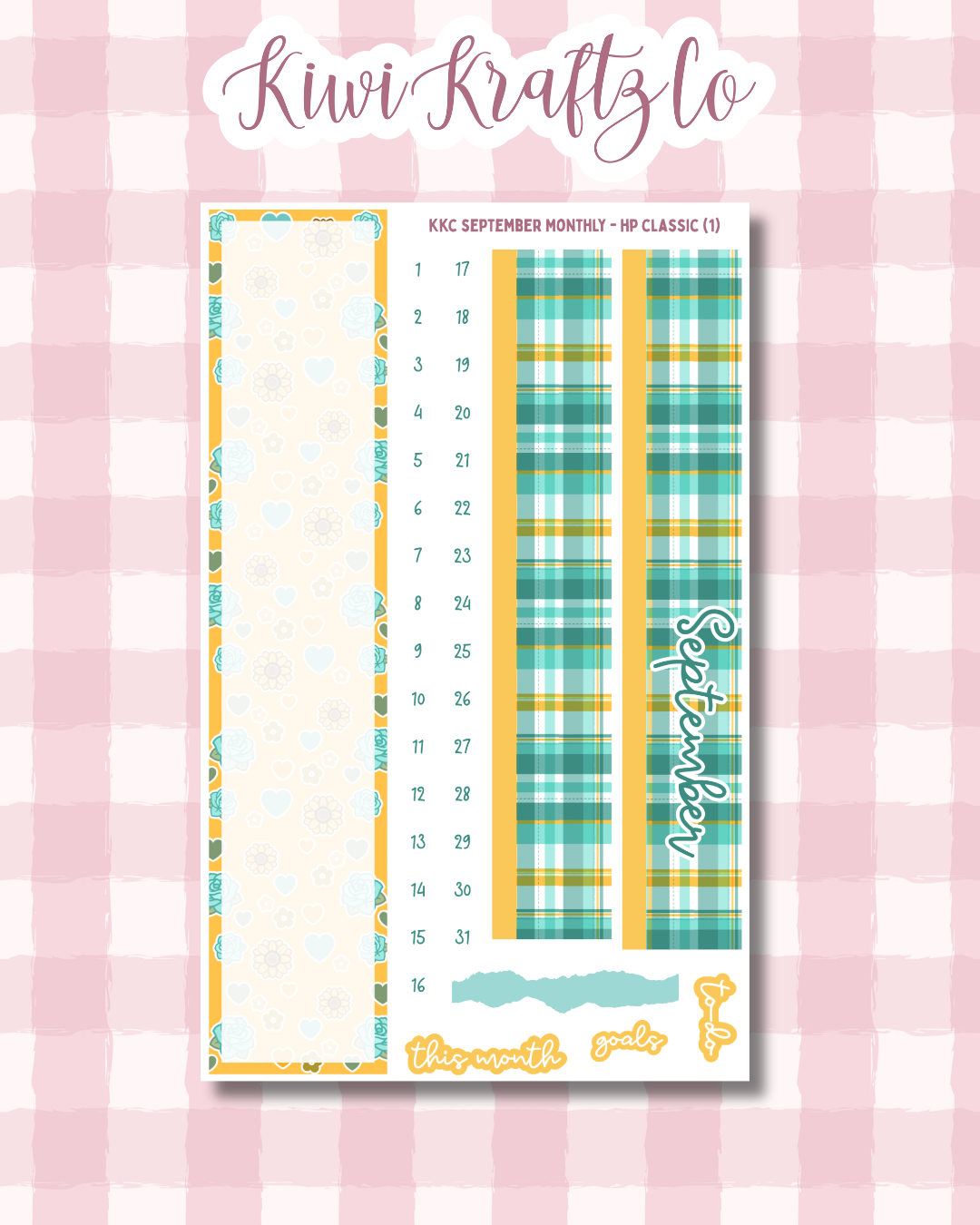 September Monthly Kit - HP Classic