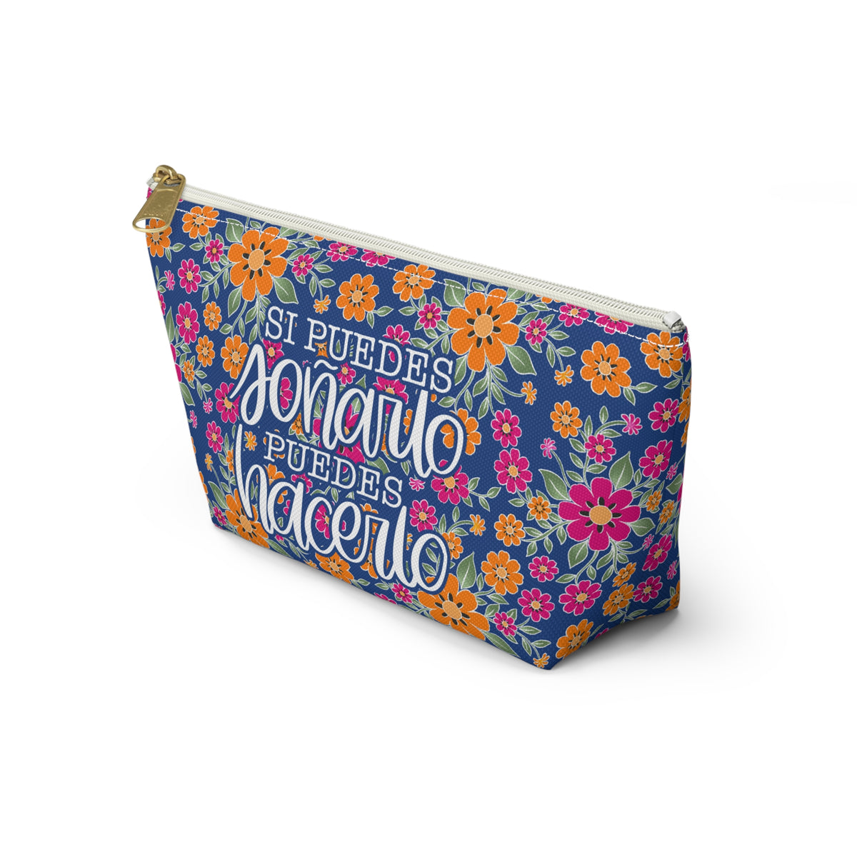 Hispanic Heritage Month - Si Puedes Quote Accessory Pouch w/T-bottom
