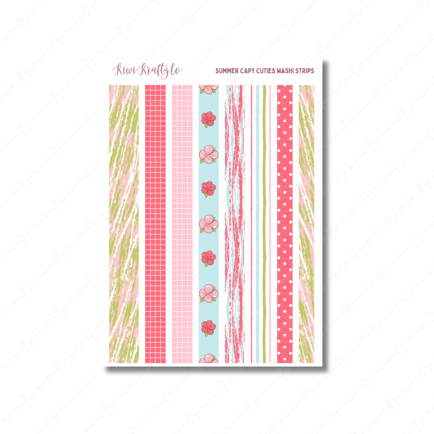 Summer Capy Cuties DIGITAL Bundle