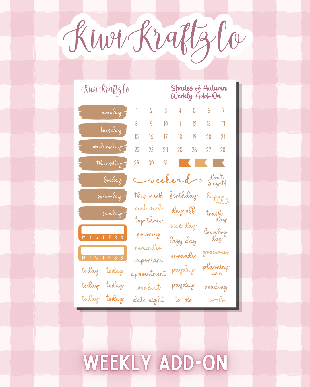 Shades of Autumn DIGITAL Bundle