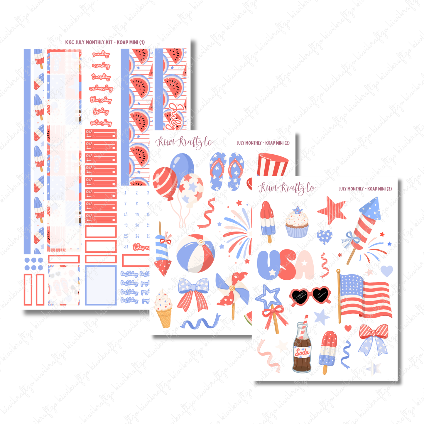 July Monthly Kit - KOAP Mini