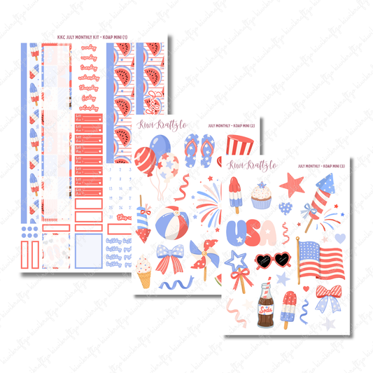 July Monthly Kit - KOAP Mini