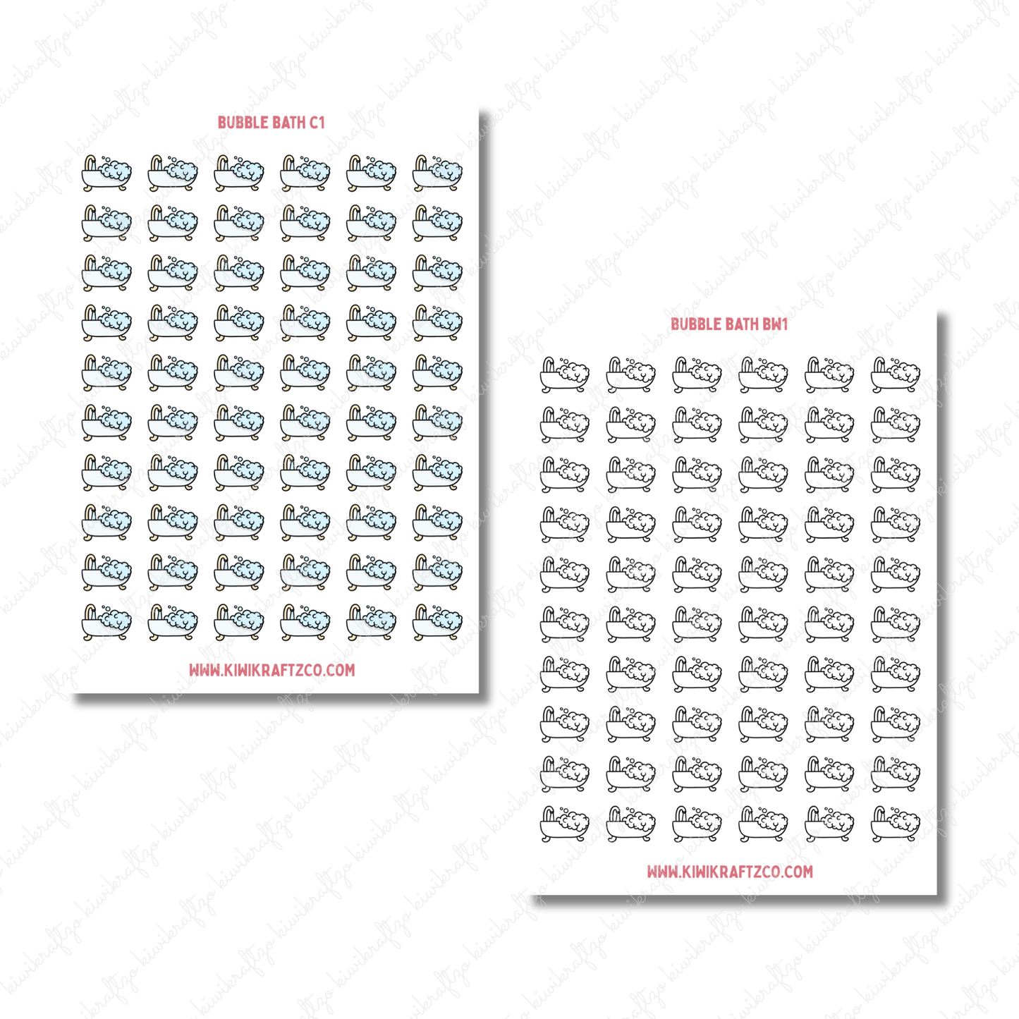 Bubble Bath Icons