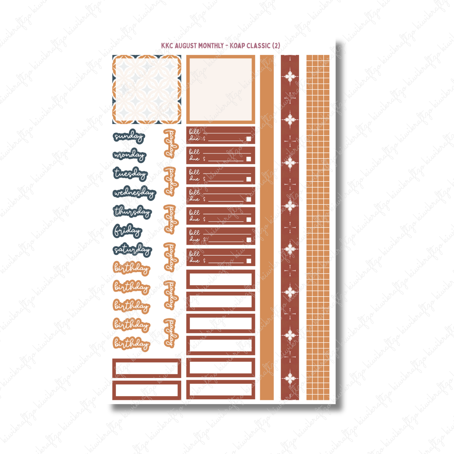 August Monthly Kit - KOAP Classic