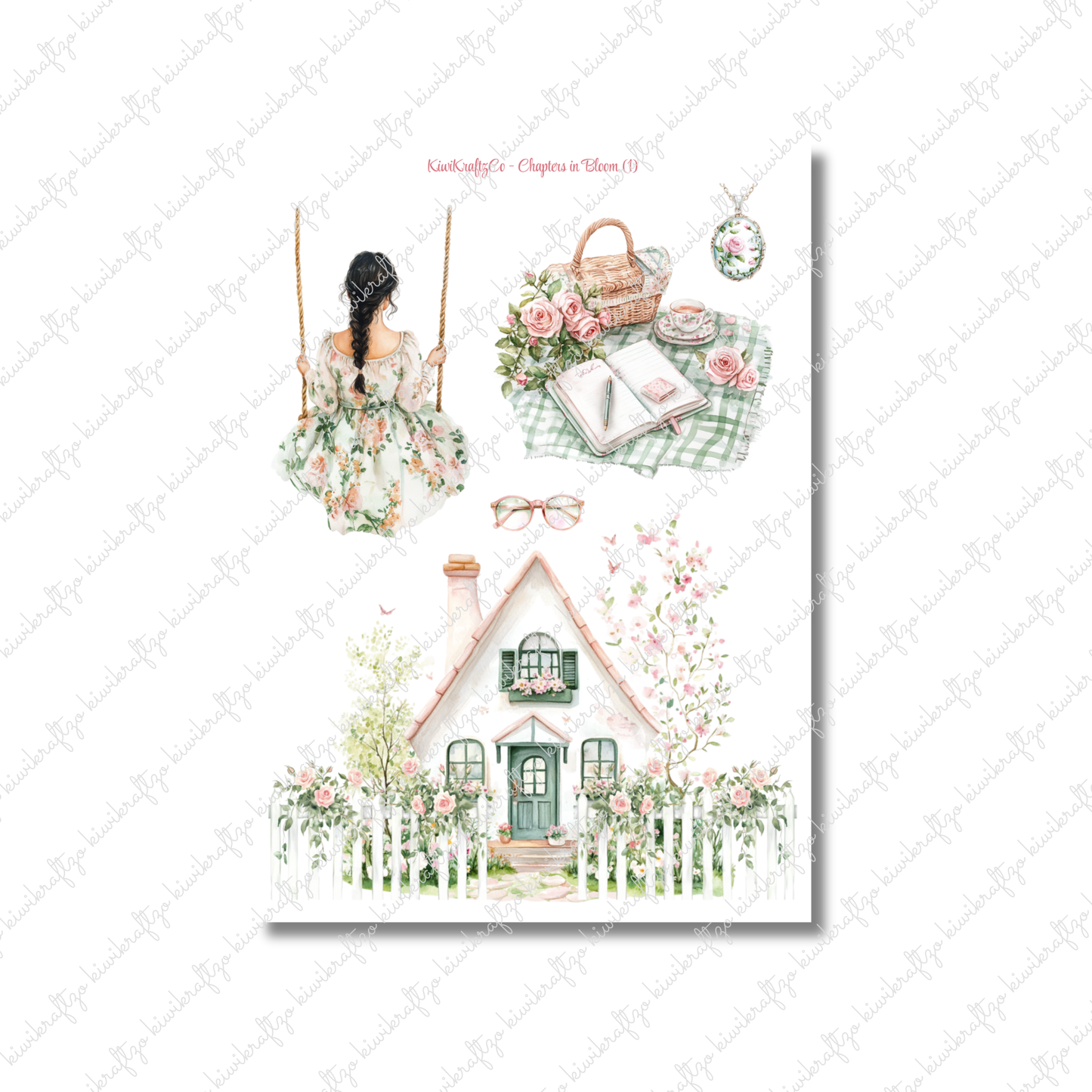 Chapters in Bloom PHYSICAL Sticker Kit - Standard Size