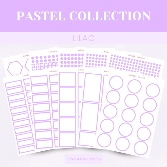 Pastel Functional Shapes - Lilac