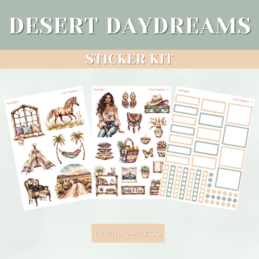 Desert Daydreams PHYSICAL Sticker Kit