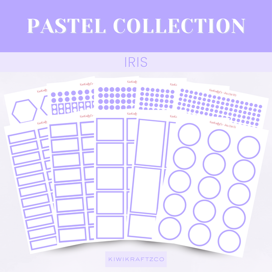 Pastel Functional Shapes - Iris