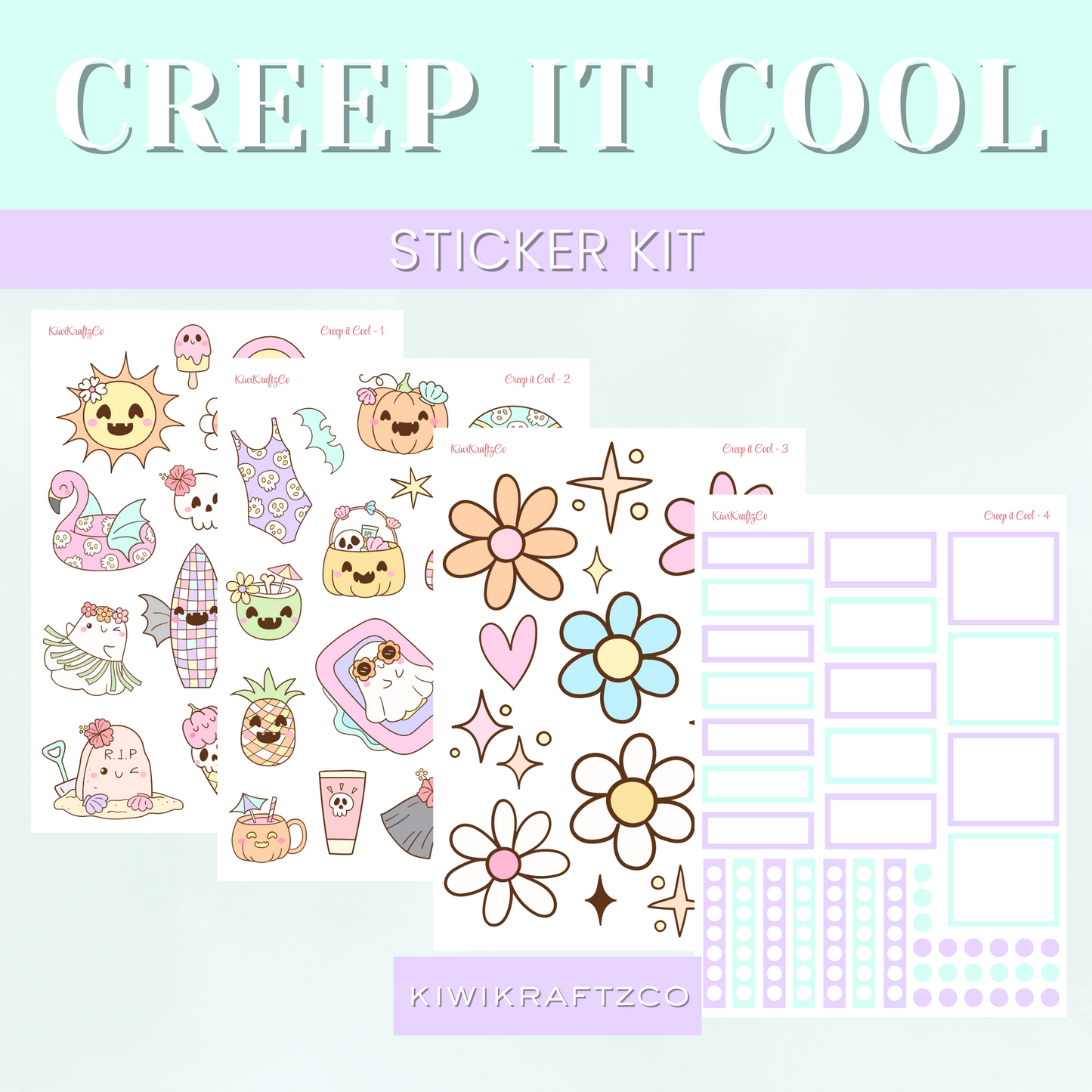 Creep it Cool PHYSICAL Sticker Kit