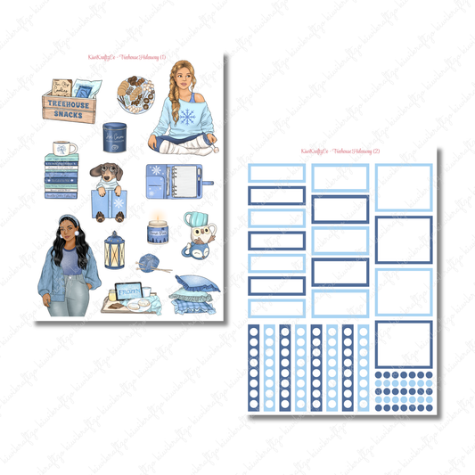 Treehouse Hideaway PHYSICAL Sticker Kit - Petite Size