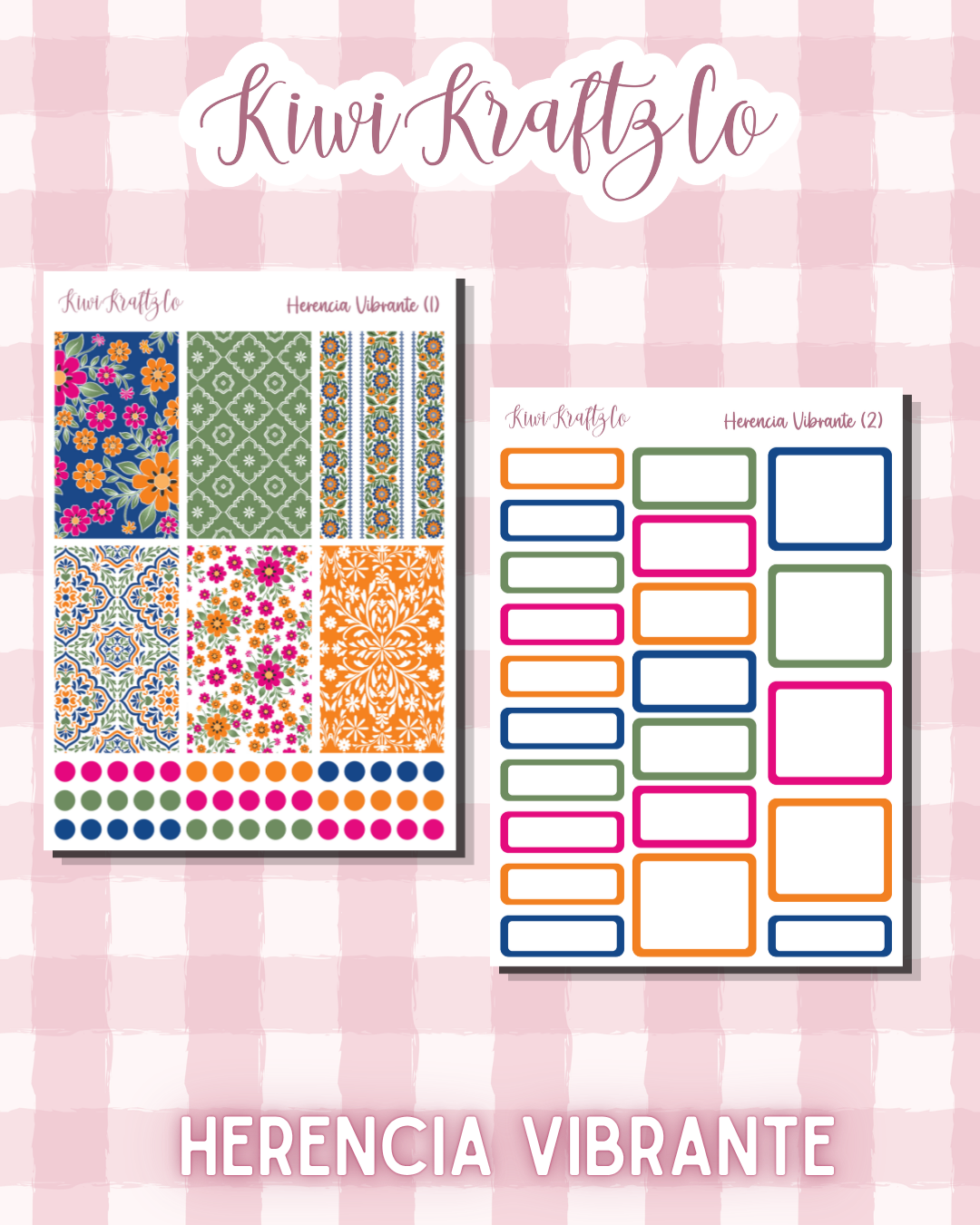 Herencia Vibrante PHYSICAL Sticker Kit - Standard Size